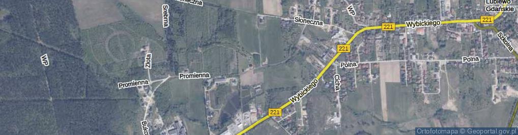 Zdjęcie satelitarne Promienna ul.